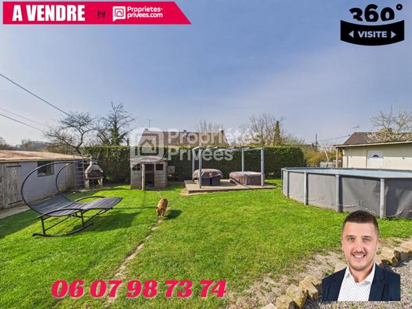 Grande maison avec terrain, garage et deux logements indépendants