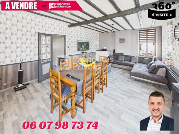 Grande maison avec terrain, garage et deux logements indépendants