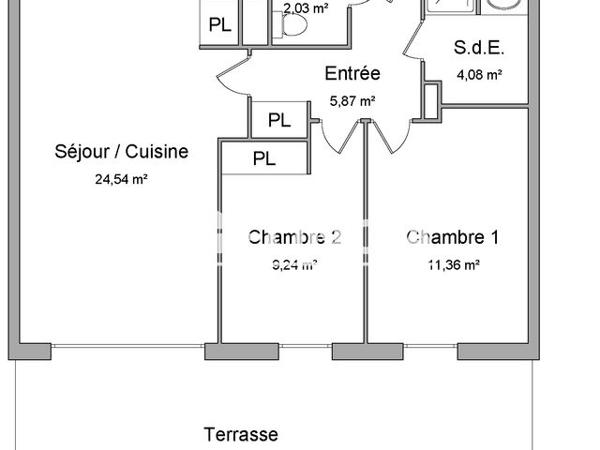 Location Appartement 3 pièces 57.12 m² - 32 RUE DU DOCTEUR TILLAUX -Caen 14000