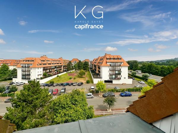 Villers-sur-Mer à 700 m de la plage, appartement à vendre 2 pièces 29 m2 dernier étage
