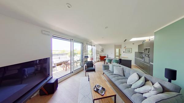 à Talence : sublime appartement au dernier étage à vendre de 114 m² (98m2 Carrez)