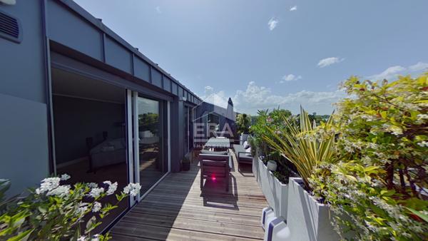 à Talence : sublime appartement au dernier étage à vendre de 114 m² (98m2 Carrez)