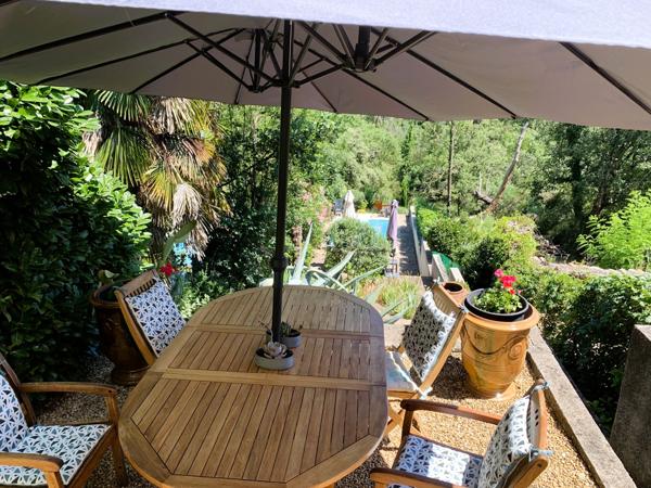 Saint-Sébastien-d'Aigrefeuille (30140) Jolie maison de village avec piscine et vue