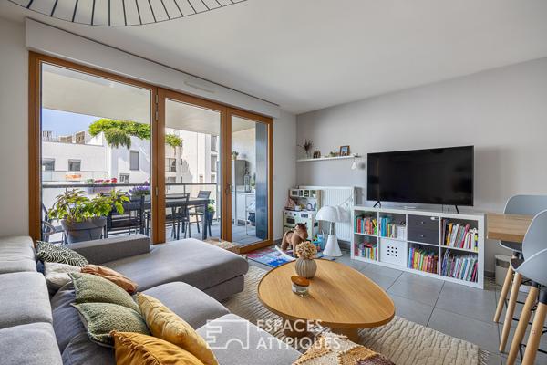 Appartement contemporain avec terrasse et garage