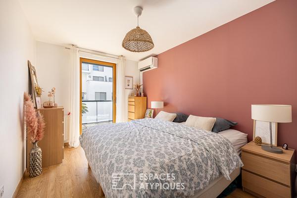 Appartement contemporain avec terrasse et garage