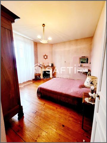 Maison à fort caractère de 232m², 4 chambres, bureau, combles, cave, garage, jardin