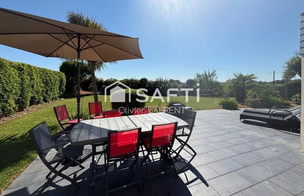 Maison contemporaine aux prestations de qualité.