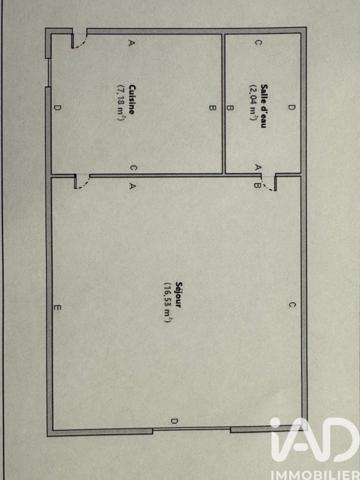 Appartement à vendre 1 pièce 26 m² Antibes
