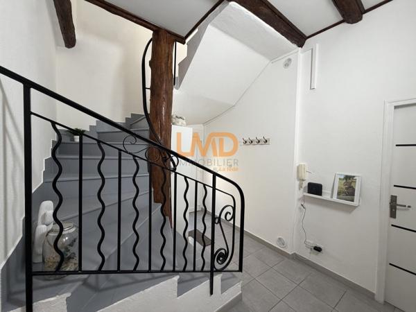 Grande maison de village - Uchaud - cour et parking privatifs