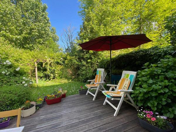 Nantes, duplex 134 m² avec jardin sur les bords de l'Erdre