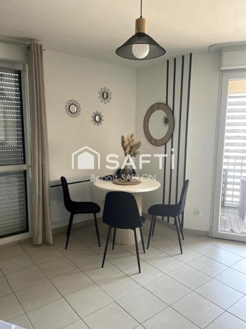 Appartement 72m², 2 chambres, balcon, garage