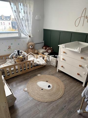 Appartement 72m², 2 chambres, balcon, garage