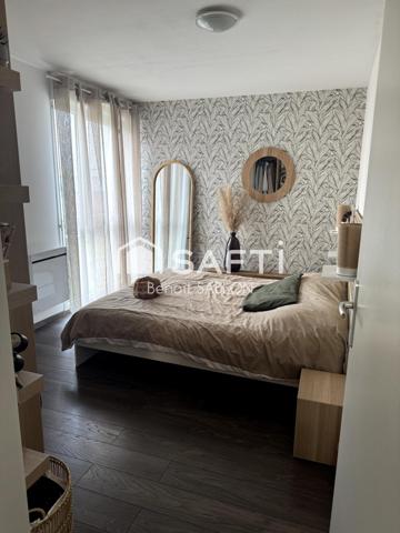 Appartement 72m², 2 chambres, balcon, garage