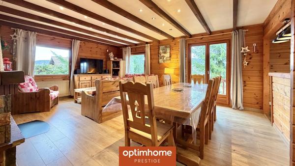 Chalet meublé à Gérardmer – Ensemble immobilier avec dépendance SPA – Vue lac et montagnes – Situation dominante, sans vis-à-vis – Au calme en impasse