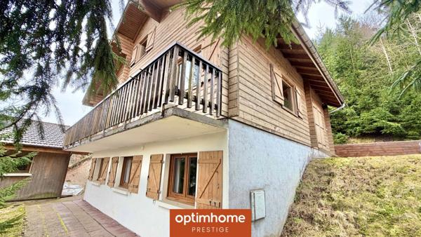 Chalet meublé à Gérardmer – Ensemble immobilier avec dépendance SPA – Vue lac et montagnes – Situation dominante, sans vis-à-vis – Au calme en impasse