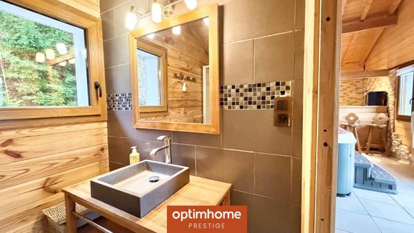 Chalet meublé à Gérardmer – Ensemble immobilier avec dépendance SPA – Vue lac et montagnes – Situation dominante, sans vis-à-vis – Au calme en impasse