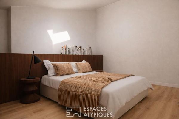 Appartement en dernier étage avec ascenseur au Triangle d’Or