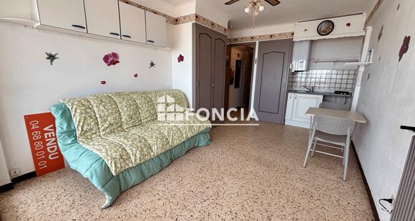 À vendre Studio 21.98 m² - Canet-en-roussillon 66140