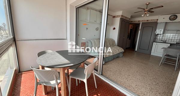 À vendre Studio 21.98 m² - Canet-en-roussillon 66140