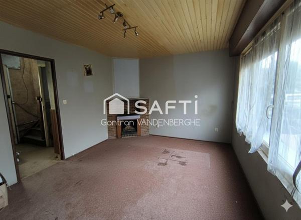 LOOS / EURASANTÉ : MAISON À POTENTIEL 3 CH + JARDIN