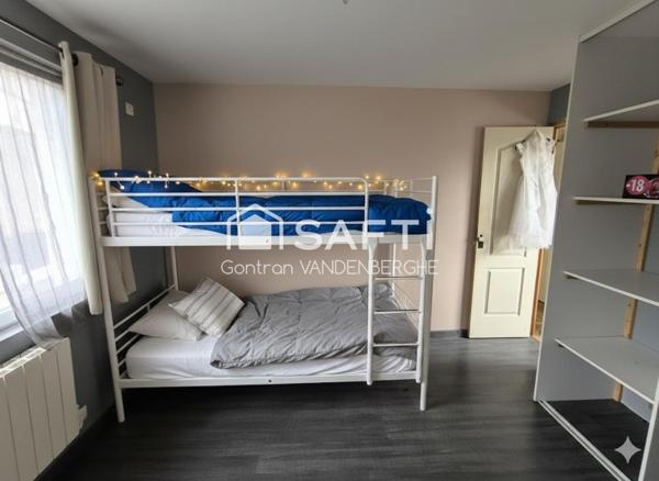 LOOS / EURASANTÉ : MAISON À POTENTIEL 3 CH + JARDIN