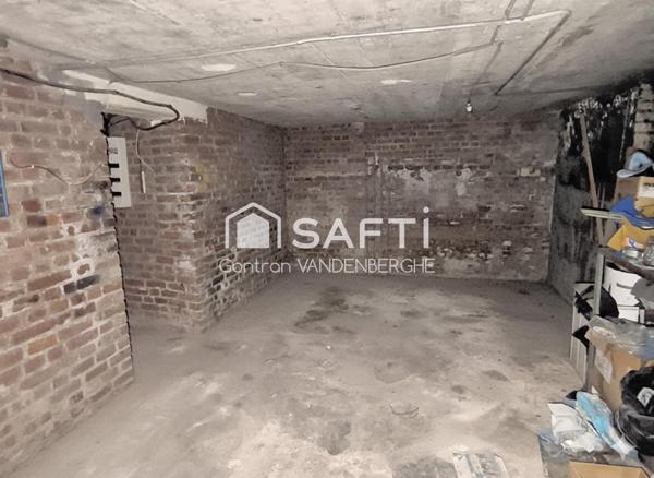 LOOS / EURASANTÉ : MAISON À POTENTIEL 3 CH + JARDIN