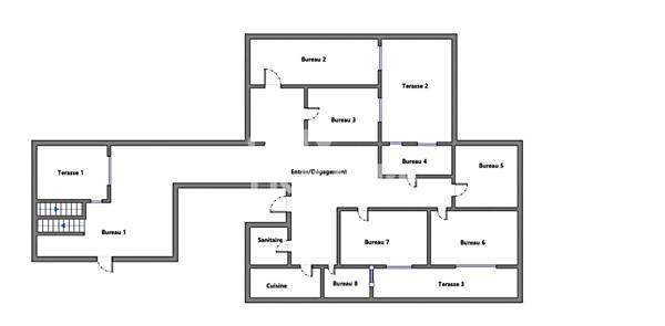 Paris XVI, Local Commercial, bureaux, 259 m2