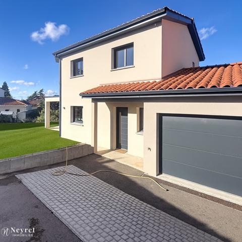 Maison neuve – 132 m² habitables + garage – Terrain 400 m² – 4 chambres – Piscine