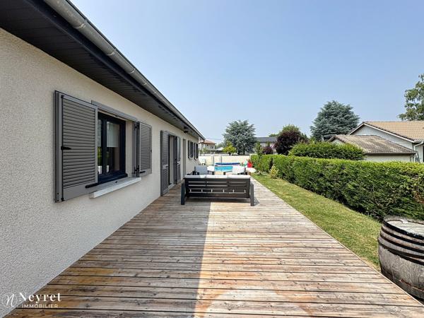 Veauche, idéalement placée maison 160m² implantée sur 1000m² de terrain.