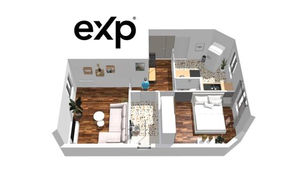 Appartement 2 pièces de 44m² – Porte de Clichy/Victor Hugo – Clichy