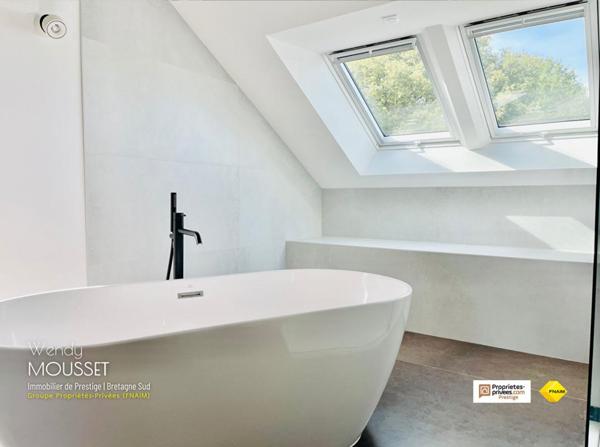 Splendide villa d'architecte avec jacuzzi à 400 m de la Rivière de Crac'h et 3 minutes du port