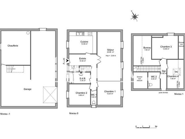 Location Maison 5 pièces 115.25 m² - KERVAZIOU LE DRENNEC Plabennec 29860