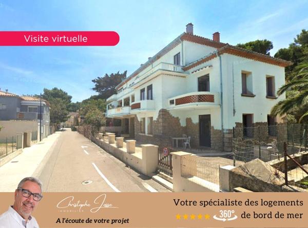 Plateau immobilier au dernier étage dans Demeure de caractère vue mer