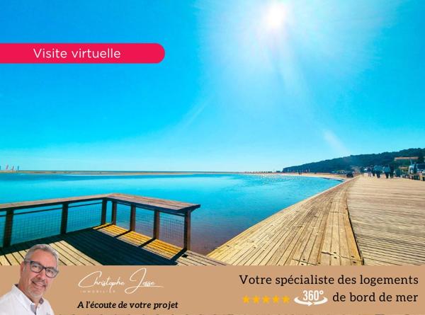 Plateau immobilier au dernier étage dans Demeure de caractère vue mer