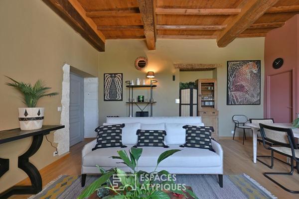 Charme et histoire : appartement avec piscine