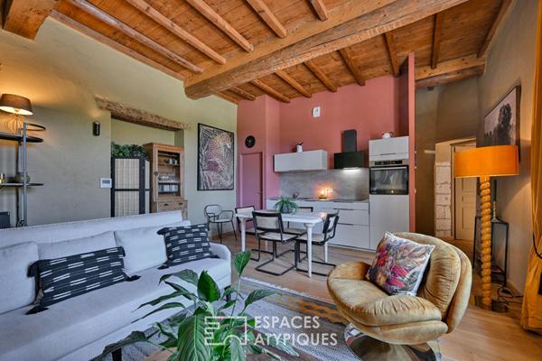 Charme et histoire : appartement avec piscine