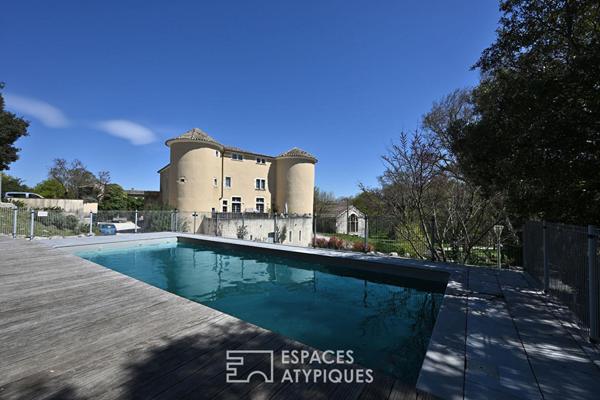 Charme et histoire : appartement avec piscine