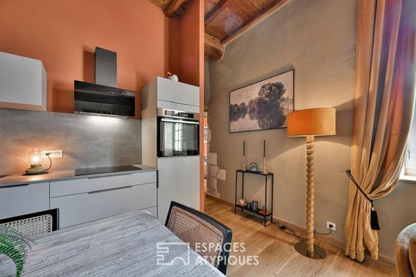 Charme et histoire : appartement avec piscine