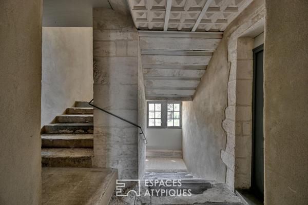 Charme et histoire : appartement avec piscine