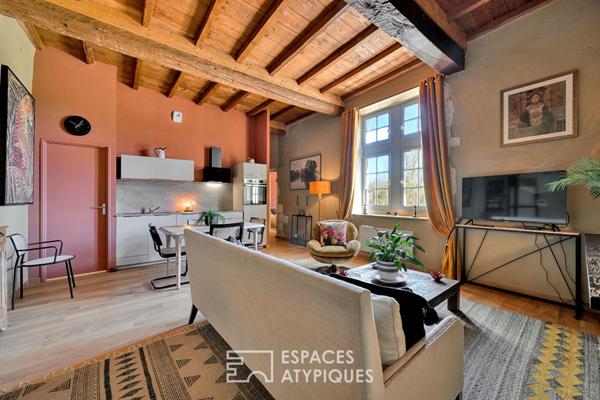 Charme et histoire : appartement avec piscine