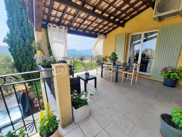 COUP-DE-COEUR à Bagnols-en-Forêt !

Venez poser vos valises dans cette charmante maison de village entièrement rénovée, à seulement 20 minutes de FRÉJUS et des plages de la méditerranée, au point culminant du centre du village provençal de BAGNOLS-EN-FORET.

Lumineuse, d'une superficie totale de 114 m², elle offre une magnifique vue dégagée sur les Gorges du Blavet et le Massif forestier de l'Estérel.
À proximité des commerces (supermarché, station essence, boulangerie, tabac, poste, restaurants, cave à vins, pharmacie, médecins) et à deux pas de l'école maternelle et primaire. 

Exposée au sud / sud- ouest, avec une terrasse conviviale, ce bien possède de beaux volumes :
Une entrée donne accès à une cuisine moderne aux nombreux rangements ainsi qu'un séjour lumineux et chaleureux équipé de la climatisation ainsi que de la fibre optique. Au même niveau, un dégagement avec placard, une chambre de 13 m² avec une belle vue sur l'Oliveraie, une salle d'eau avec fenêtre et wc indépendant.
À l'étage vous profiterez de 2 vastes chambres avec coin bureau possible, une pièce d'eau avec fenêtre et wc intégré.

L'aéroport international Nice Côte d'Azur est à 55 minutes.

N'hésitez-pas à venir visiter ce havre de paix en contactant votre agent référent Déborah FAYOLLE au 07.84.60.88.91