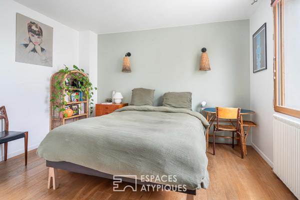 Duplex traversant avec terrasse