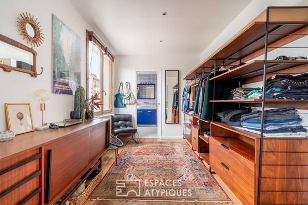 Duplex traversant avec terrasse