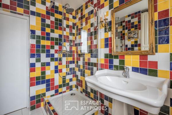 Duplex traversant avec terrasse