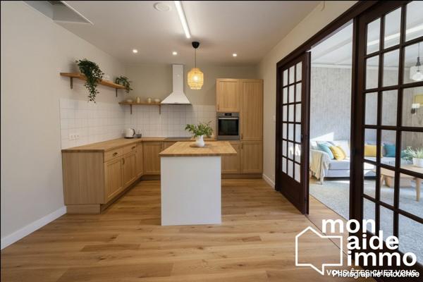 Maison de ville 85 m² – 3 chambres + bureau – Garage – Cour – Tout à pied !