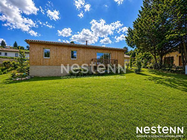Maison Auch moderne en bois de plain pied 97m2 avec jardin cloturé