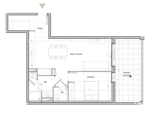 Appartement à vendre 2 pièces 54 m² Font-Romeu-Odeillo-Via