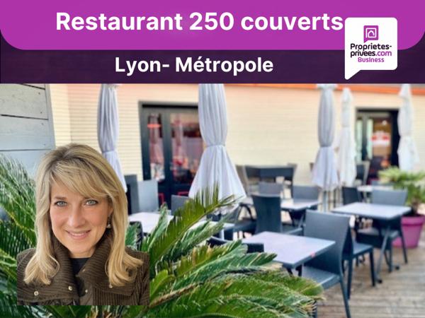 Métropole de Lyon -  RESTAURANT SOUS ENSEIGNE- 250 COUVERTS, PARKING, TERRASSE
