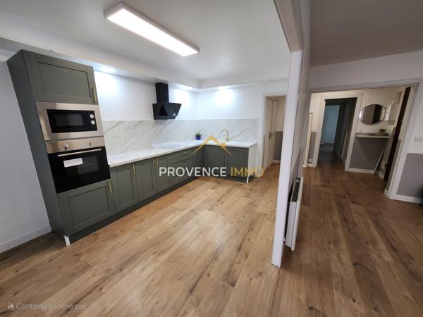 Digne-les-Bains (04000) EXCLUSIVITÉ - Appartement T3 entièrement rénové de 78 m2 avec Balcon et Cave - Digne-les-Bains centre-ville