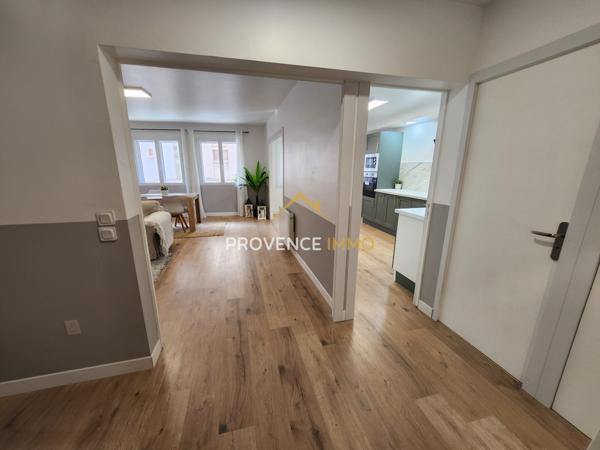 Digne-les-Bains (04000) EXCLUSIVITÉ - Appartement T3 entièrement rénové de 78 m2 avec Balcon et Cave - Digne-les-Bains centre-ville